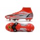 Nike Mercurial Superfly VIII Elite SG Anti Clog CR7 Spark Positivity Rouge Blanc Orange