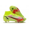 Nike Mercurial Superfly VIII Elite SG Anti Clog Volt Carmin Noir