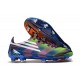 Chaussure de foot adidas F50 Ghosted Adizero FG Violet Orange Vert