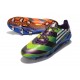 Chaussure de foot adidas F50 Ghosted Adizero FG Violet Orange Vert
