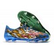 Chaussure de foot adidas F50 Ghosted Adizero FG Bleu Vert Rouge