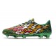 Chaussure de foot adidas F50 Ghosted Adizero FG Bleu Vert Rouge