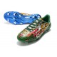 Chaussure de foot adidas F50 Ghosted Adizero FG Bleu Vert Rouge