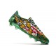 Chaussure de foot adidas F50 Ghosted Adizero FG Bleu Vert Rouge