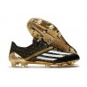 Chaussure de foot adidas F50 Ghosted Adizero FG Noir Or Blanc