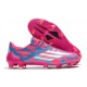 Chaussure de foot adidas F50 Ghosted Adizero FG Rose Bleu Blanc