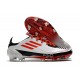 Chaussure de foot adidas F50 Ghosted Adizero FG Blanc Noir Rouge