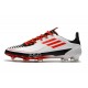 Chaussure de foot adidas F50 Ghosted Adizero FG Blanc Noir Rouge
