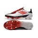 Chaussure de foot adidas F50 Ghosted Adizero FG Blanc Noir Rouge