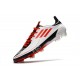 Chaussure de foot adidas F50 Ghosted Adizero FG Blanc Noir Rouge