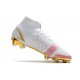 Nike Mercurial Superfly 8 Elite FG Blanc Or Rose