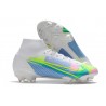 Nike Mercurial Superfly 8 Elite FG Blanc Bleu