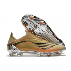 adidas X Speedflow+ FG Neuf Tech Métallique Noir Intense Orange