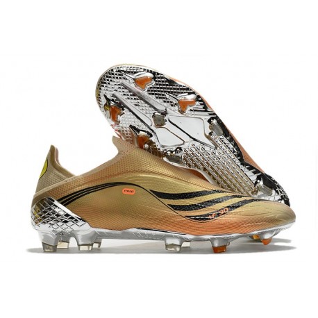 adidas X Speedflow+ FG Neuf Tech Métallique Noir Intense Orange