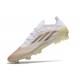 Chaussures adidas X Speedflow.1 FG Blanc Noir Mélange Or Métallique