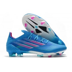 Chaussures adidas X Speedflow.1 FG Ciel Rose Choc Equipe Blanc