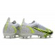Nike Mercurial Vapor XIV Elite SG-Pro Silver Safari - Blanc Noir Argenté Jaune Fluo
