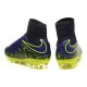 Nike HyperVenom Phantom 2 FG Chaussures de football Jaune Violet Noir