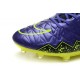 Nike HyperVenom Phantom 2 FG Chaussures de football Jaune Violet Noir