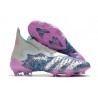 adidas Predator Freak + FG/AG Argent Bleu Rose