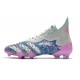 adidas Predator Freak + FG/AG Argent Bleu Rose