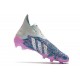 adidas Predator Freak + FG/AG Argent Bleu Rose