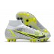 Nike Mercurial Superfly VIII Elite AG-Pro Silver Safari - Blanc Noir