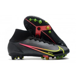 Nike Mercurial Superfly VIII Elite AG-Pro Black x Prism - Noir Cyber