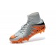 Nike HyperVenom Phantom 2 FG Chaussures de football Loup Gris Orange Noir