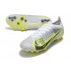Nike Mercurial Vapor 14 Elite Pro AG Nike Mercurial Vapor 14 Elite AG Silver Safari - Blanc Noir Argenté Jaune Fluo