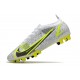 Nike Mercurial Vapor 14 Elite Pro AG Nike Mercurial Vapor 14 Elite AG Silver Safari - Blanc Noir Argenté Jaune Fluo