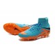 Nike HyperVenom Phantom II FG Football bottes pour hommes Bleu Orange Noir