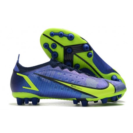 Nike Mercurial Vapor 14 Elite Pro AG Recharge - Blå Neon Navy
