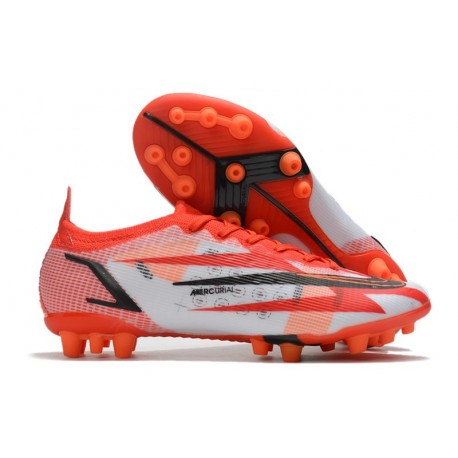 Nike Mercurial Vapor 14 Elite Pro AG Rouge Piment Noir Fantôme Orange Total