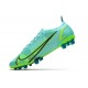 Nike Mercurial Vapor 14 Elite Pro AG Dynamique Vert Citron