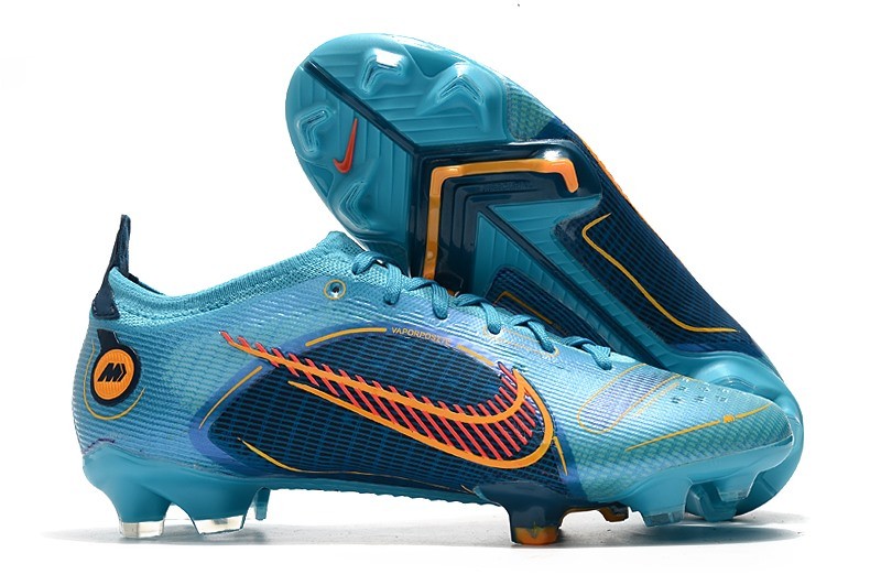 Nike Mercurial Vapor XIV Elite FG Bleu Chlorine Orange Laser Marina