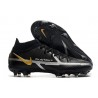 Nike Phantom GT2 DF Elite FG Noir Gris Foncé Métallique Or Métallique