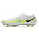 Crampons Foot Nike Phantom GT2 Elite FG Ballon Gris Bleu Foncé Marina