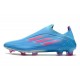 adidas X Speedflow+ FG Neuf Ciel Rose Choc Equipe Blanc
