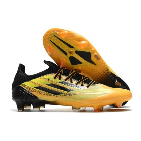 Chaussures adidas X Speedflow.1 FG Solar Or Noir Jaune