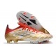 Chaussures adidas X Speedflow.1 FG Or Blanc Rouge