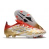 Chaussures adidas X Speedflow.1 FG Or Blanc Rouge