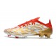 Chaussures adidas X Speedflow.1 FG Or Blanc Rouge