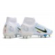 Nike Mercurial Superfly VIII Elite SG Anti Clog Ballon Gris Bleu Foncé