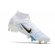 Nike Mercurial Superfly VIII Elite SG Anti Clog Ballon Gris Bleu Foncé