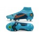 Nike Mercurial Superfly VIII Elite SG Bleu Chlorine Orange Marina