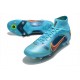 Nike Mercurial Superfly VIII Elite SG Bleu Chlorine Orange Marina
