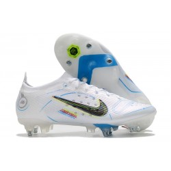 Nike Mercurial Vapor XIV Elite SG-Pro Ballon Gris Bleu Foncé