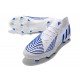 adidas Predator Edge.1 Low FG Chaussures Blanc Bleu Hi Res