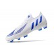 adidas Predator Edge.1 Low FG Chaussures Blanc Bleu Hi Res